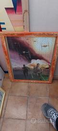 Quadro quadretto cornice con puzzle "Star Wars"