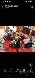 16 minifigure compatibili lego Ninjago con moto 