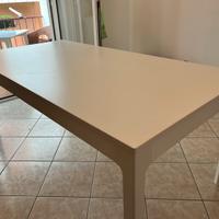 Tavolo in legno bianco 180x90 allungabile