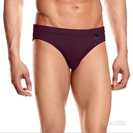 Hom Marina Mini costume da bagno slip bordeaux