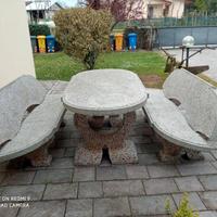 tavolo e panche x giardino 