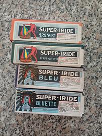 Coloranti tessuti vintage Super iride lotto di 4