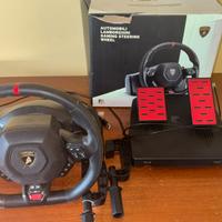 Volante e pedalina lamborghi ps4/pc