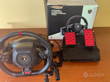 Volante e pedalina lamborghi ps4/pc