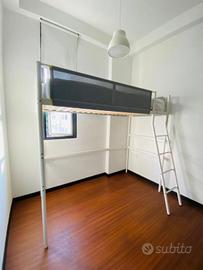 Letto a Soppalco IKEA VITVAL 90x200 Con materasso