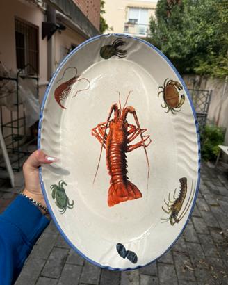 piatto da portata Ceramica Marion con aragosta