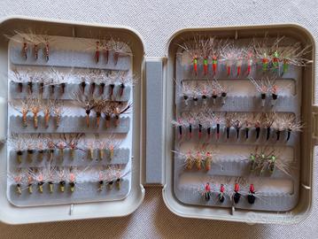 80 kebari per tenkara + 2 scatole porta mosche