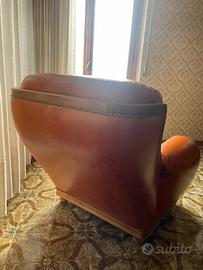 poltrana pelle vintage