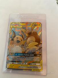 Carta pokemon Raichu e raichu di alola