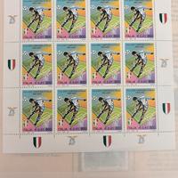 Foglietto 12 francobolli scudetto Lazio