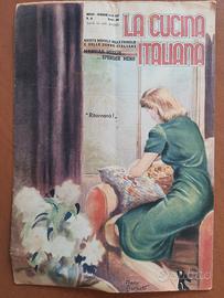6 riviste "La cucina italiana" del 1941