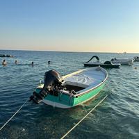 Barca 6 metri con motore 15 cavalli Suzuki