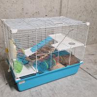 gabbia completa per criceti/roditori