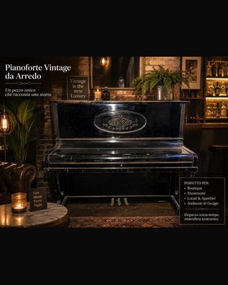 Elegante pianoforte s’epoca Schumann-