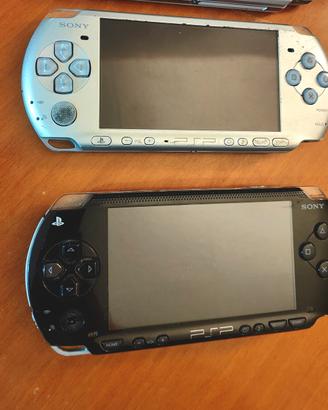 Lotto 2 PSP Funzionanti con Difetti + 2 Batterie
