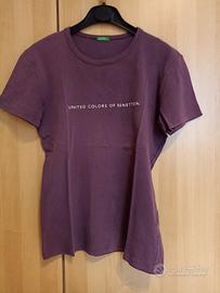 Maglietta Viola United Colors of Benetton 