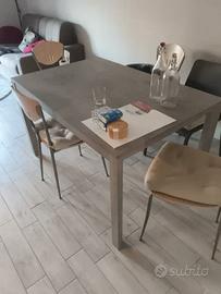Tavolo sala da pranzo moderno 130×85 cm