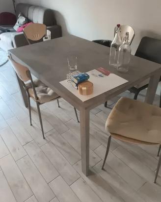 Tavolo sala da pranzo moderno 130×85 cm
