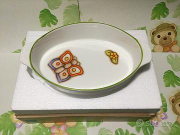 Thun Teglia Country Ovale Piccola Farfalla Fiore