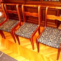 SEDIE IN LEGNO CON SEDUTA INBOTTITA