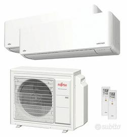 Aria condizionata Fujitsu con due Split
