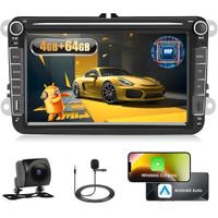 Fuluku Autoradio Android 4+64G per VW Passat Golf 