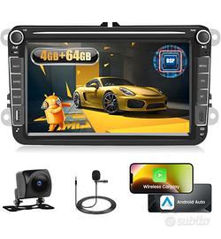 Fuluku Autoradio Android 4+64G per VW Passat Golf 