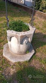 Pozzo finto da giardino molto bello