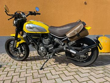 Ducati scrambler icon yellow