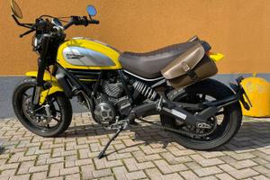 Ducati scrambler icon yellow