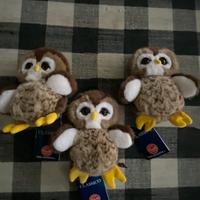 Collezione Gufetti peluche Trudi. NUOVI.