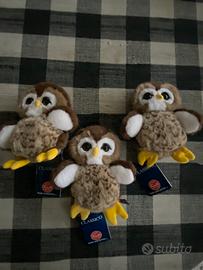 Collezione Gufetti peluche Trudi. NUOVI.