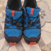 scarpe n.38  Salomon XA Pro Waterproof  poco usate