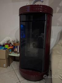 Stufa a pellet bordeaux – elegante e d’arredo