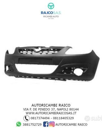 Paraurti Anteriore Opel Corsa D dal 2006 al 2014