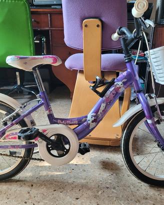 Bicicletta Bimba 16 pollici "Baby Bunny" + cestino
