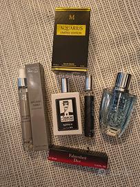 Lotto 6 profumi uomo 