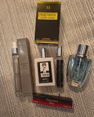 Lotto 6 profumi uomo 