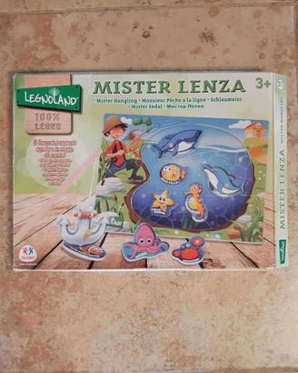 Gioco pesca in legno