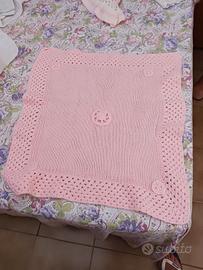 copertina di lana per carrozzina