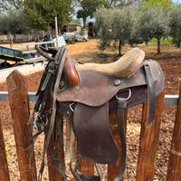 sella americana vintage per pony