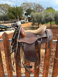 sella americana vintage per pony