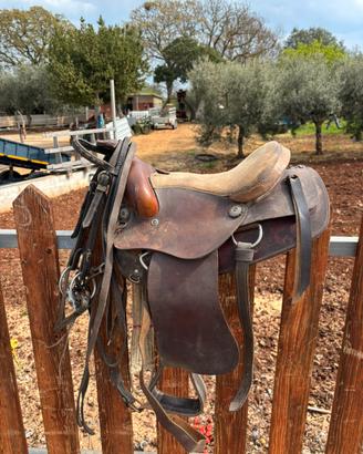 sella americana vintage per pony