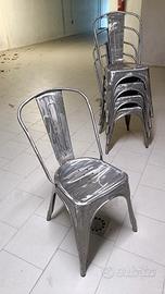 sedie da salotto in ferro