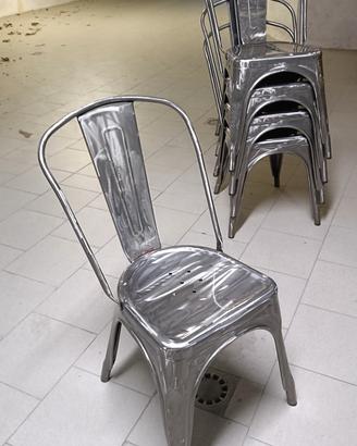 sedie da salotto in ferro