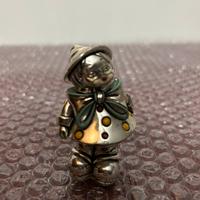 Pagliaccio laminato in argento