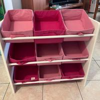 Scaffale porta giochi