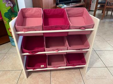 Scaffale porta giochi