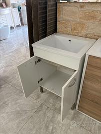 MOBILETTO CON ANTE + LAVATOIO LAVANDERIA