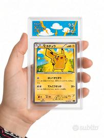 Carta gradata Pikachu the best of XY 9.5 Pokemon 